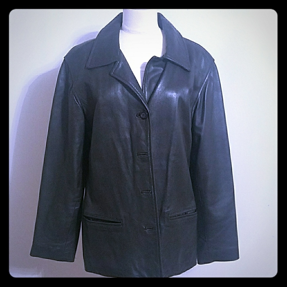 Leather jacket/blazer